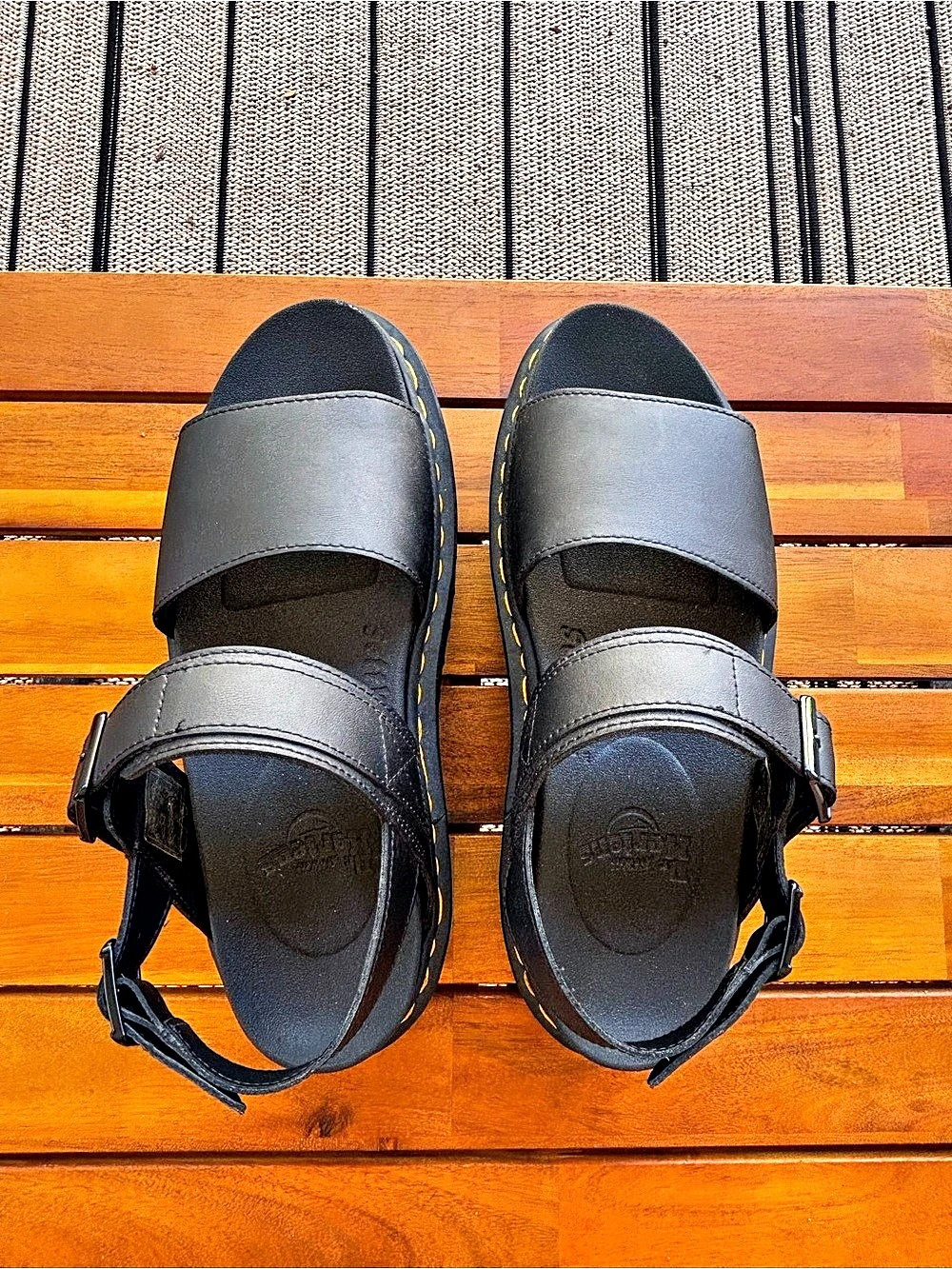 Dr. Martens Voss Platform Sandal Black US 9 Brand New